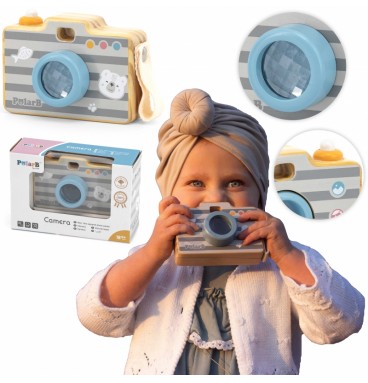 VIGA PolarB medinis kaleidoskopo fotoaparatas vaikams
