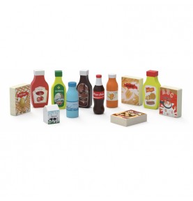 VIGA medinių užkandžių ir gėrimų rinkinys, 12 maisto produktų