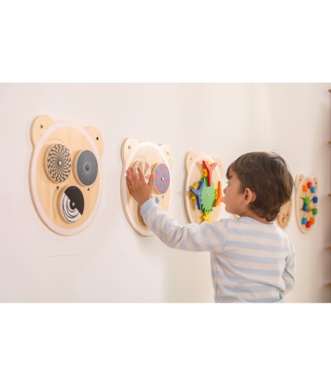 VIGA medinių lentų spalvos FSC Montessori sertifikatas