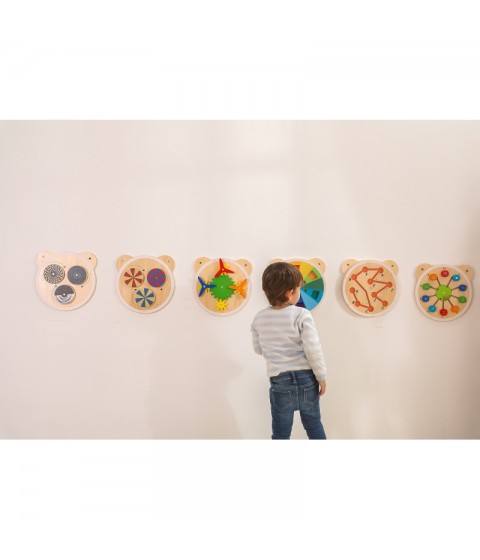 VIGA medinė rungtynių skaičių lenta, sertifikuota FSC Montessori