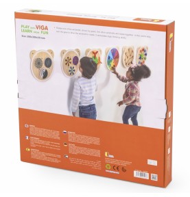 VIGA medinė vėjo malūnėlio lenta FSC Montessori sertifikatas