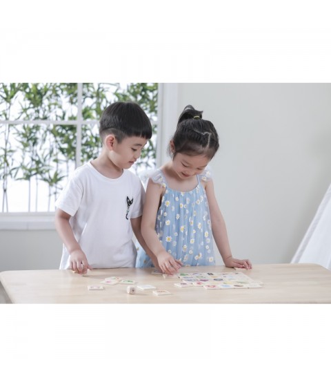 VIGA edukacinis žaidimas „Rūšiavimo pojūčiai“ dėlionė, 37 vnt. Montessori