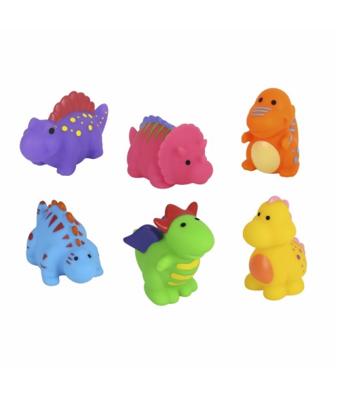 TOOKY TOY Mediniai kaladėlės Dėlionė + 6 Žaislinės figūrėlės, 12 vnt.