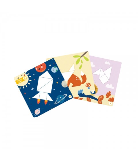 TOOKY TOY Tangram dėlionė Dėlionė vaikams Lavinamieji formų skaičiai Formos 18 vnt.