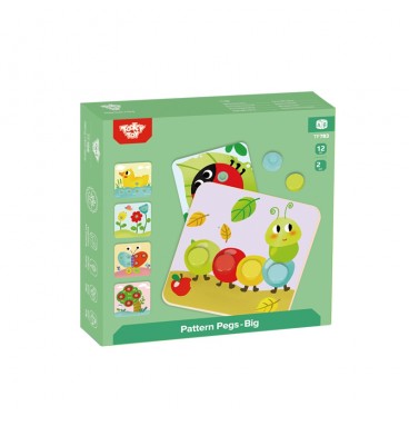 TOOKY TOY Dėlionės Kaladėlės Vaikams Gyvūnai Suderinti Mokymosi Formos Spalvos + Lentos