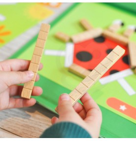 TOOKY TOY Dėlionės Loginis žaidimas Dėlionės Magnetiniai kaladėlės vaikams 49 vnt.