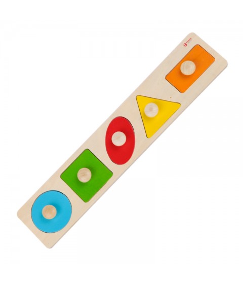 CLASSIC WORLD Montessori dėlionė vaikams, mokymosi formų, figūrų, spalvų 7 vnt.