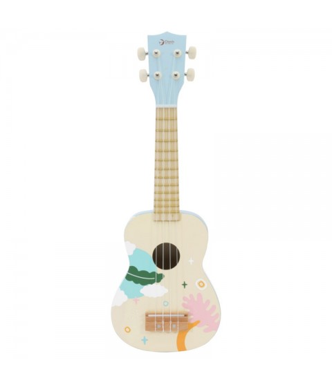 CLASSIC WORLD medinė ukulelė vaikams, mėlyna