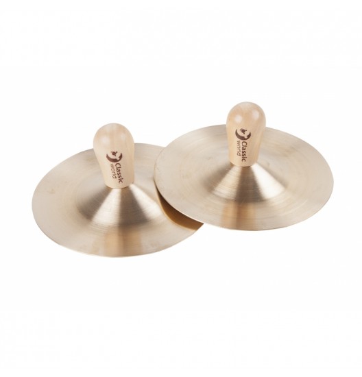 CLASSIC WORLD EDU muzikos instrumentų cimbolai (15 cm) vaikams, 2 vnt.