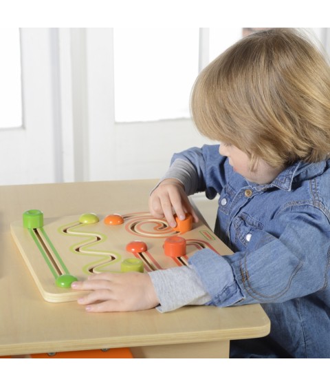 MASTERKIDZ Montessori labirinto stumdomas stalo žaidimas