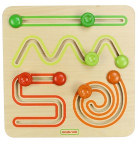 MASTERKIDZ Montessori labirinto stumdomas stalo žaidimas