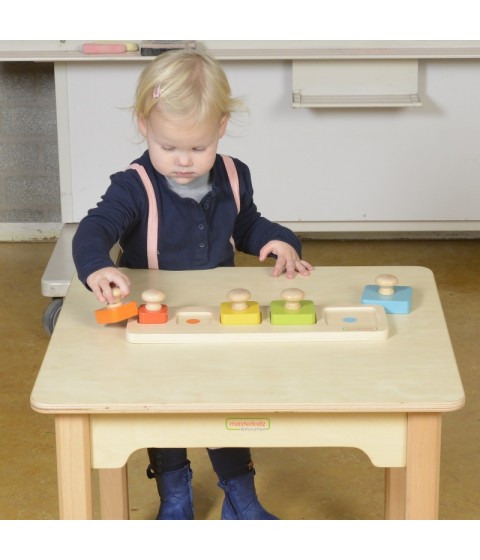 MASTERKIDZ Montessori mokymosi dydžių ir spalvų dėlionė