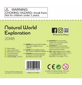 CLASSIC WORLD 2 viename mikroskopo didintuvas vaikams, tyrinėjantiems gamtos pasaulį