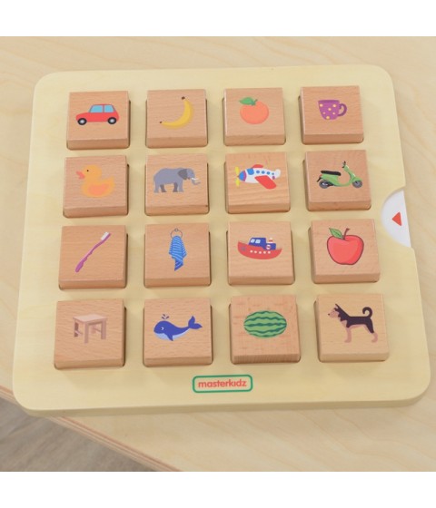 MASTERKIDZ Šešėlių sudėjimo žaidimas Poravimas Objektų atpažinimas Montessori