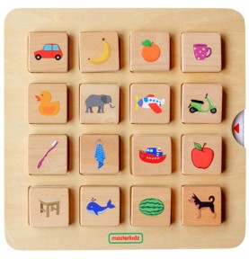 MASTERKIDZ Šešėlių sudėjimo žaidimas Poravimas Objektų atpažinimas Montessori