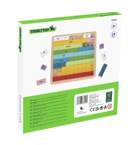 TOOKY TOY medinė matematikos lenta, mokomoji skaičiavimo lenta