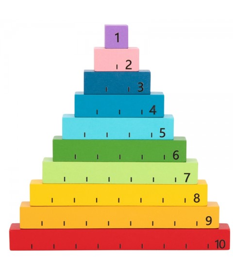 TOOKY TOY medinė matematikos lenta, mokomoji skaičiavimo lenta