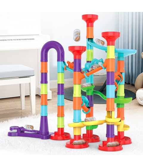 WOOPIE kamuoliukų takelio spiralės rinkinys, 76 vnt.