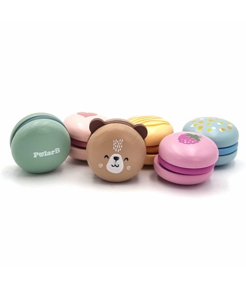 VIGA PolarB mediniai sausainiai, sausainiai, konditerijos rinkinys, macarons