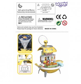 WOOPIE greito maisto parduotuvės 3in1 kuprinės su NSO projektoriumi, 60 vnt.