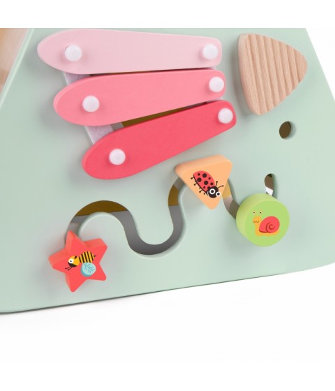 CLASSIC WORLD Montessori kubai 10 vienetų Happy Farm XXL