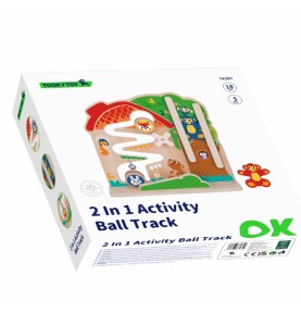 TOOKY TOY medinis Montessori manipuliacinės lentos labirintas