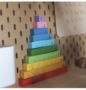 „Tooky“ žaislinė edukacinė Montessori dėlionė „Abacus“ – oro lenta, 6 viename, skirta 3+ metų amžiaus vaikams