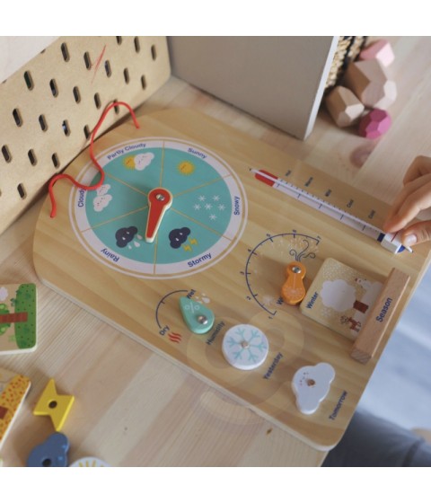 „Tooky“ žaislinė edukacinė Montessori dėlionė „Abacus“ – oro lenta, 6 viename, skirta 3+ metų amžiaus vaikams