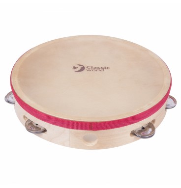 CLASSIC WORLD EDU muzikos instrumento tamburinas 25 cm