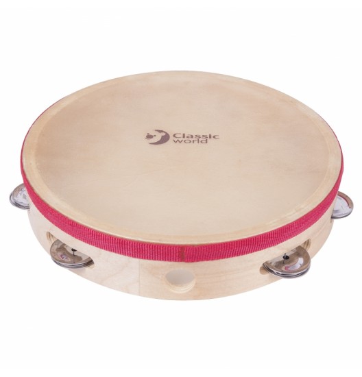 CLASSIC WORLD EDU muzikos instrumento tamburinas 25 cm