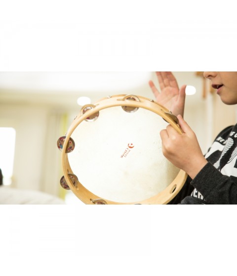 CLASSIC WORLD EDU muzikos instrumento tamburinas 25 cm