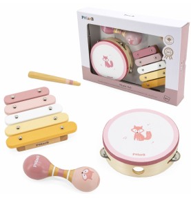 VIGA PolarB muzikos instrumentų rinkinys, rožinis