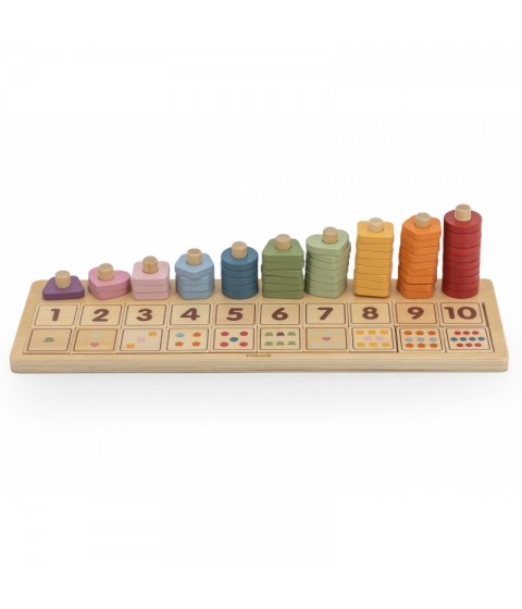VIGA PolarB Medinis Abacus Montessori numerių rūšiuotojas