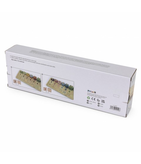 VIGA PolarB Medinis Abacus Montessori numerių rūšiuotojas