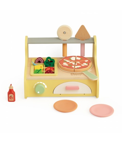 CLASSIC WORLD Drewniany Piec do Pizzy Oven Pizza 3+ FSC