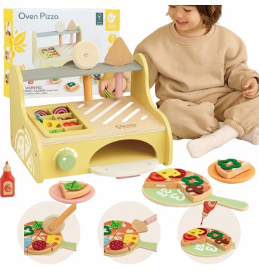 CLASSIC WORLD Drewniany Piec do Pizzy Oven Pizza 3+ FSC
