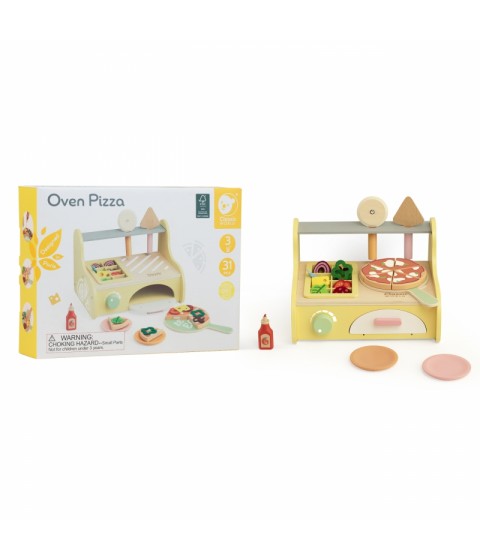 CLASSIC WORLD Drewniany Piec do Pizzy Oven Pizza 3+ FSC