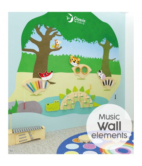 CLASSIC WORLD EDU muzikinė sieninė lenta LISEK
