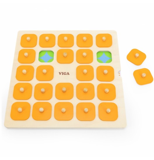 VIGA atminties žaidimas „Atspėk paveikslėlius“, 10 didelių Montessori kortelių