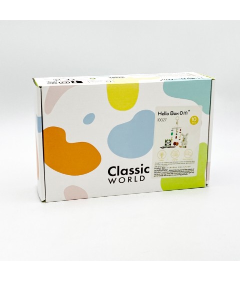 CLASSIC WORLD Pastel Baby Box Pirmieji žaislai 0-6 mėn.