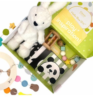 CLASSIC WORLD Pastel Baby Box Pirmieji žaislai 0-6 mėn.