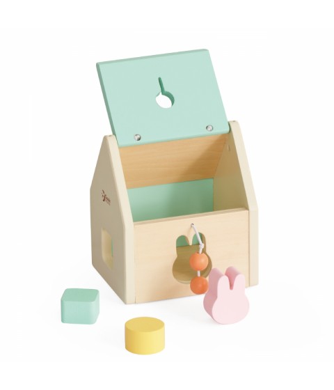 CLASSIC WORLD Pastel Baby Box Pirmieji mokymosi žaislai nuo 12 iki 18 mėnesių