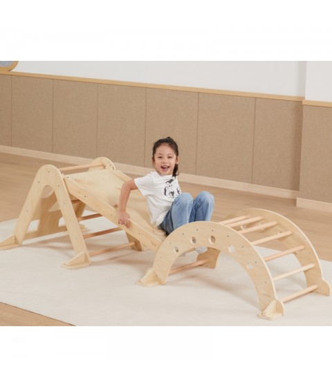 VIGA medinės kopėčios Pikler laipiojimo trikampis Montessori