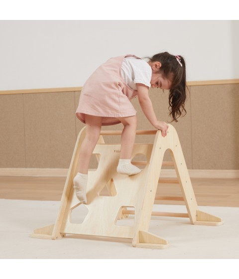 VIGA medinės kopėčios Pikler laipiojimo trikampis Montessori