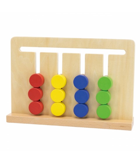 VIGA Montessori spalvų ir formų dėlionė