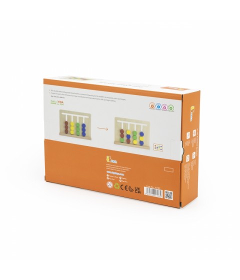 VIGA Montessori spalvų ir formų dėlionė