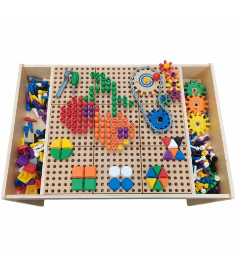 MASTERKIDZ priedų rinkinys, mišrūs kaiščiai, varžtai, įrankiai, 352 vnt.