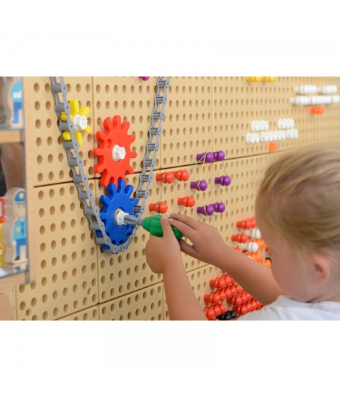 MASTERKIDZ priedų rinkinys, mišrūs kaiščiai, varžtai, įrankiai, 352 vnt.