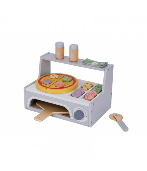 TOOKY TOY ŽAISLŲ PICERIA Medinės picos krosnies priedai
