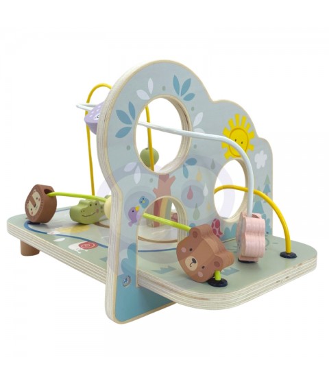 TOOKY TOY medinis variklio kilpos miško labirintas